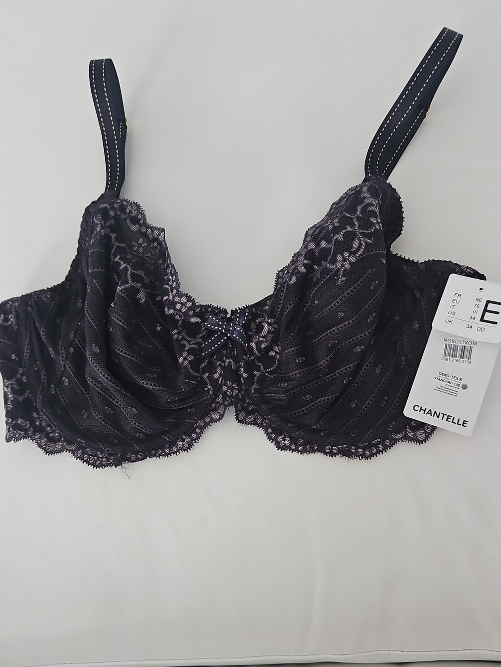 Chantelle Rive Gauche Lace Underwire Bra - Deep Plum